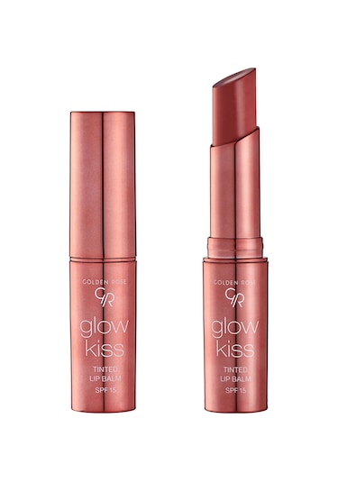 Golden Rose Glow Kiss Tinted Shea Yağı Hyaluronik Asit Ve Vitamin E İçeren Renkli Dudak Balmı 01 Vanilla Latte