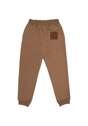 Recycle Pamuk Şardonlu Kışlık Terrosso Erkek Çocuk Eşofman Altı Açık Kahverengi