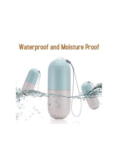 Samdoo Haftalık Sağlam Kapatma İlaç Kutusu, 7 Günlük Bölmeli, Taşınabilir, İlaç/altıncıcı Saklama Kutusu, Gıda Seviyesi Pp Ve Silikon Beyaz