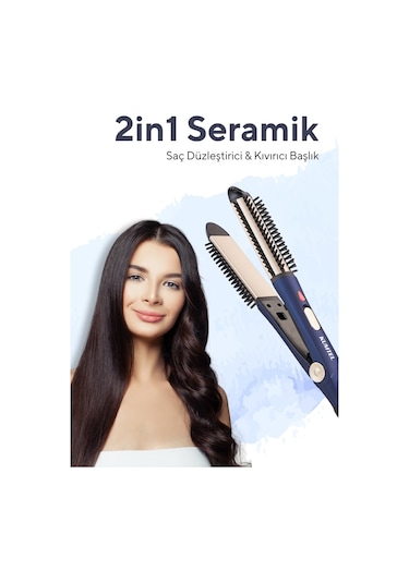 Kumtel HHSC-03 Seramik Saç Şekillendirici ve Düzleştirici
