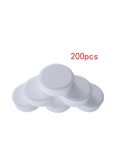 Symbee Yüzme Havuzu İçin 50 Adet Dezenfektan Klor Tabletleri - Alg Önleyici, Su Çerçevesi Artırıcı, Güneşe Dayanıklı Stabilizatörlü Beyaz