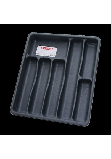 Gri - 7 Bölmeli Çekmece İçi Kaşıklık 5365 Çok Renkli