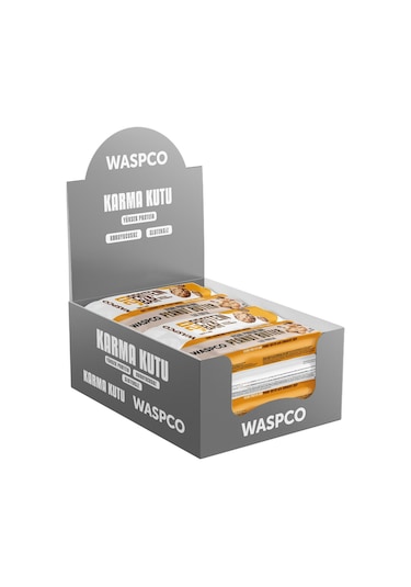 Waspco Protein Bar Best Seller Paket Kurabiye ve Fıstık Ezmeli (10 adet)
