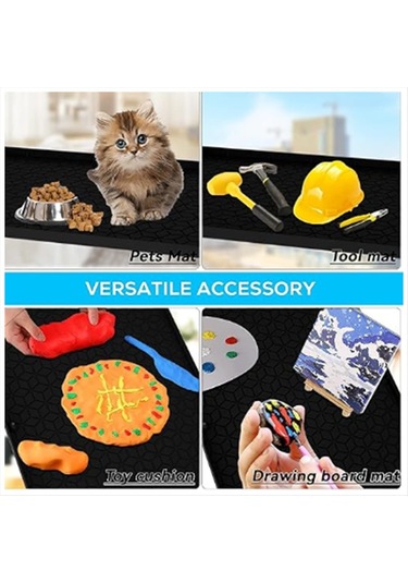 Xurunkeji Mutfak İçin Lavabo Altı Matı, Silikon Su Geçirmez Astar, Drenaj Delikli Esnek Düzenleyici Tepsi, Kolay Temizlenir 28x19 , B Siyah Xurunkeji Mutfak İçin Lavabo Altı Matı, Silikon Su Geçirmez Astar, Drenaj Delikli Esnek Düzenleyici Tepsi, Kolay Temizlenir 28x19 , B Siyah