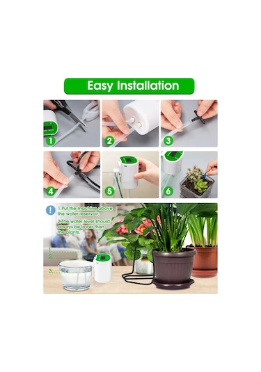 Mufunye Ev Bitkileri İçin Otomatik Damla Sulama Sistemi: Programlanabilir Zamanlayıcı İle Su Tasarrufu Sağlayan Pratik Çözüm