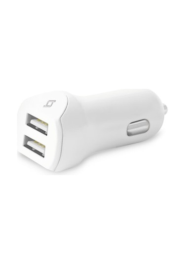 2CKS02U ttec SpeedCharger Duo Araç Şarj Aleti Çift USB 3.1A (Kablosuz)  Beyaz
