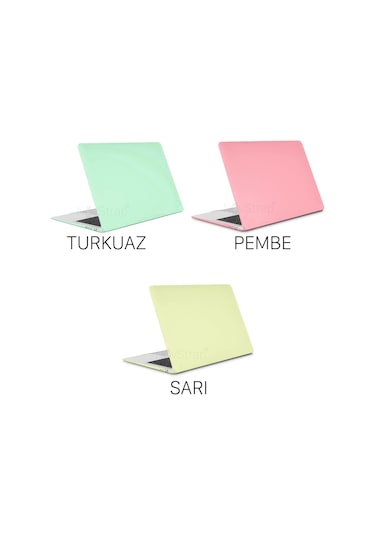 NovStrap Apple Uyumlu MacBook Pro M1 M2 Çip 13.3" A2338 ile Kılıf Cream Hard Shell Rubber Kapak