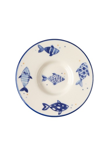 Madame Coco Luxe Poisson 6'lı Çay Tabağı Seti Cayt000000000713x13x2 Cm-mavi