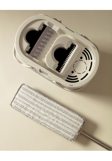 Madame Coco Verly 3 Bölmeli Tablet Mop Seti Gri