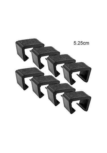 Rattan Mobilya Kelepçesi, Çok Yönlü Rattan Kanepe Kelepçesi, Dayanıklı Dış Mekan Rattan Sandalye Kelepçesi Kart Yuvası 5,25 Cm 8'li Paket Diğer