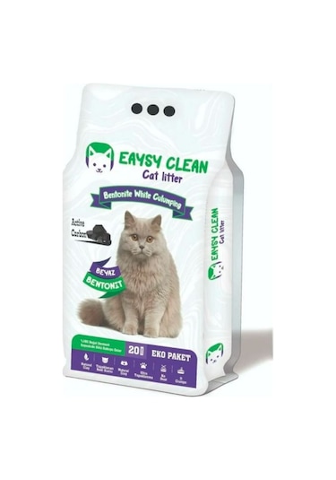Eaysy Clean Spectacula Active Carbon Topaklaşan Bentonit Kedi Kumu 20 L