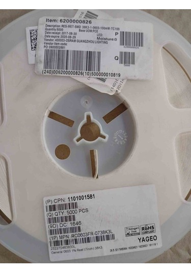 1101001581 100mw Osram Direnç 500 Adet