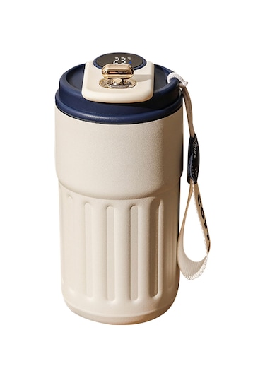 Springsun Paslanmaz Çelik Termos - 450ml, 12 Saat Sıcak Tutar, Ev & Ofis İçin