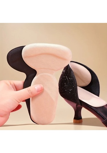 Willowhaven Siyah 1 Çift Topuk Sürtünme Önleyici Ped Kaymaz Tabanlık Rahatlık Ve Koruma