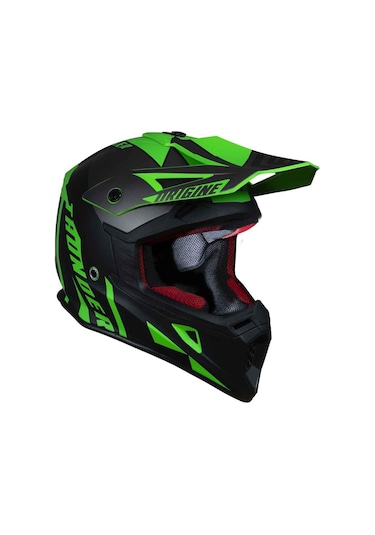 Origine Hero Thunder Cross  Kask Titanyum Yeşil
