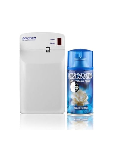 Discover Koku Makinesi Beyaz + Yedek Oda Kokusu Sprey 320 ML
