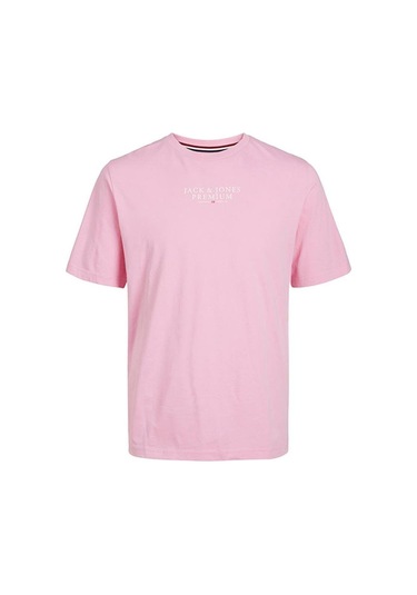 Jack Jones Jprbluarchıe Ss Tee Crew Neck Noos Erkek T-shirt 12217167-prism Pink Pembe-pembe