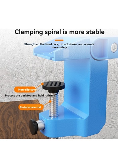 Yifomall 360 Derece Ayarlanabilir Alüminyum Matkap Sehpası, 38-43mm Tutucu, Dayanıklı Ve Pratik