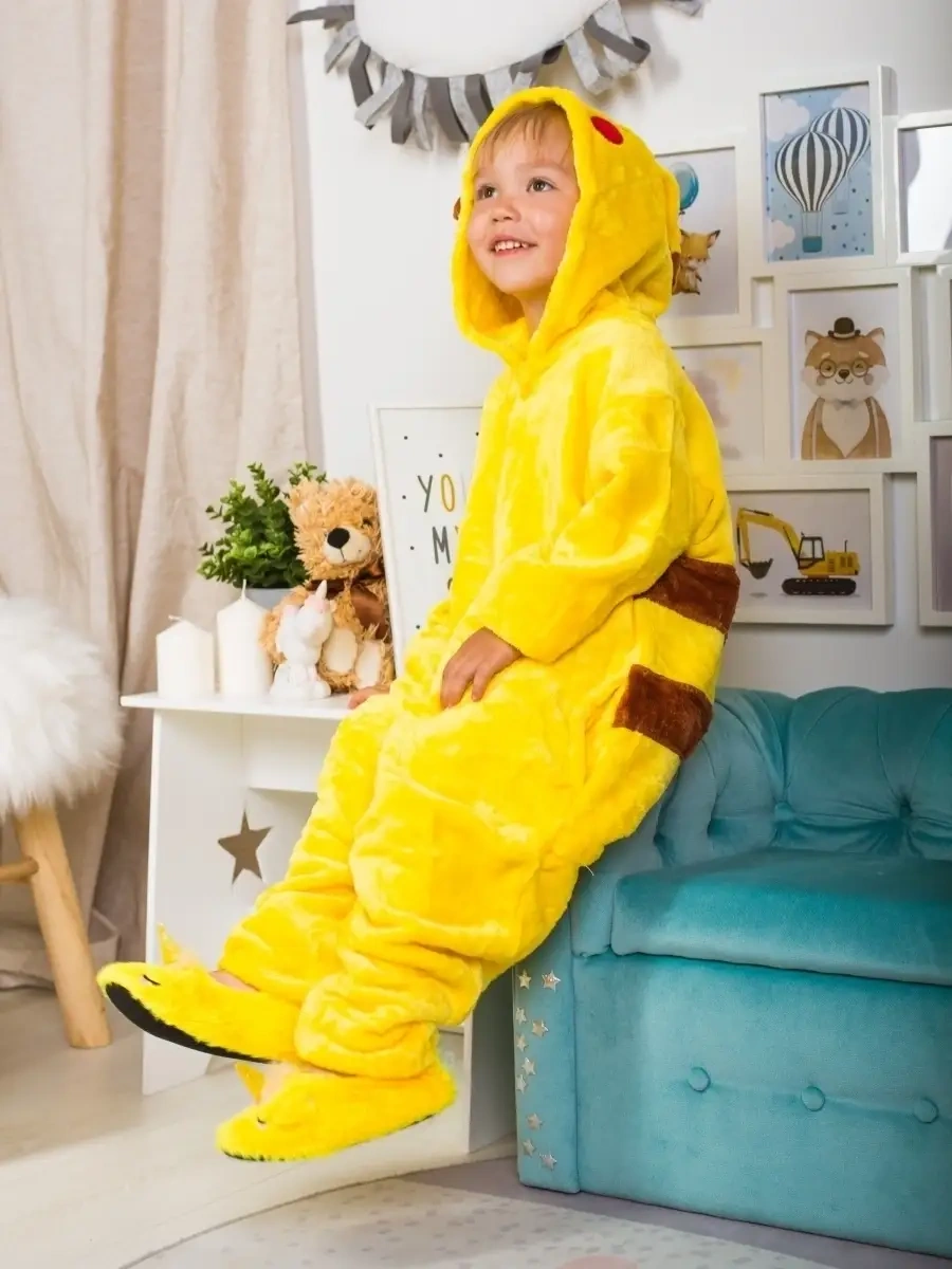 Kigo Pokémon Pikachu Kigurumi Yetişkinler Ve Çocuklar İçin 21821780 Ayçiçeği