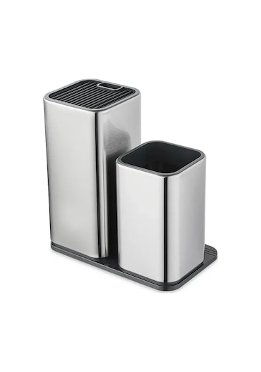 Wezone Stokeleme Kutusu İle Çelik Bıçak Tutucu, Ev Ofis Mutfak Gereci, Çeşitli Gereçleri Saklamak İçin Serbest Takılabilir Tasarım Diğer