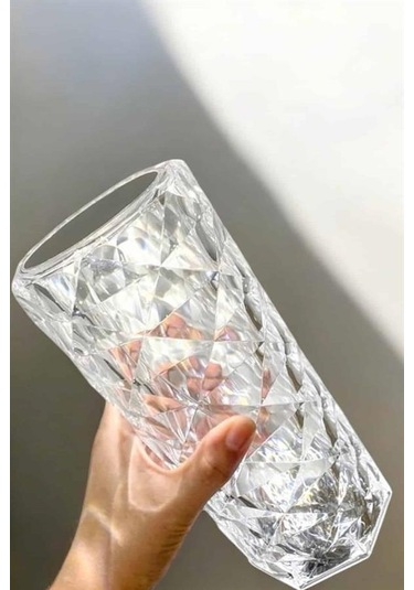 Gece Lambası Kristal Lamba Dokunmatik Şarjlı Hediyelik Çok Renkli 17928145