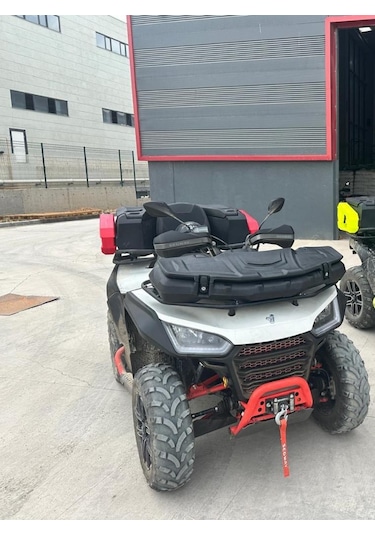 Segway 570 Atv Çantası 180 Litre Arka+80 Litre Ön+2 Adet Benzin Bidonu Kırmızı Siyah
