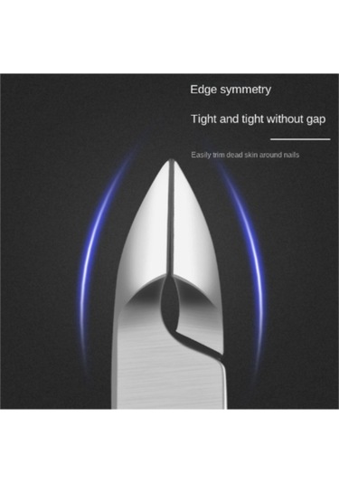 Shineyee Pembeleşme Ve Tırnak Kenarı Kırıkları Kaldıran Profesyonel Paslanmaz Çelik Tırnak Budama Makası - D501 Modeli