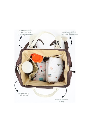 Fisher Price Anne Bebek Bakım Çantası Bej