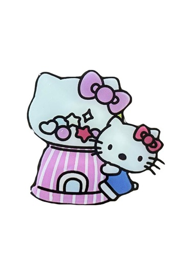 E2m Pop Socket Telefon Tutucu Sevimli Kedi Pembe Pembe