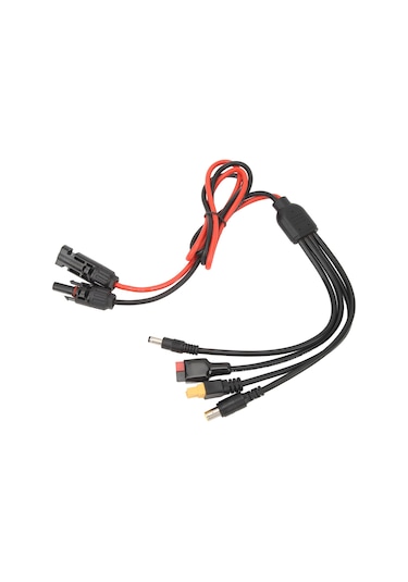 Dianziye Güneş Paneli Bağlantı Kablosu Mc4'den Dc5521/7909/xt60/anderson'a 30a Güvenli Şarj Uzatma Kablosu 1m Ip68 Dayanıklı