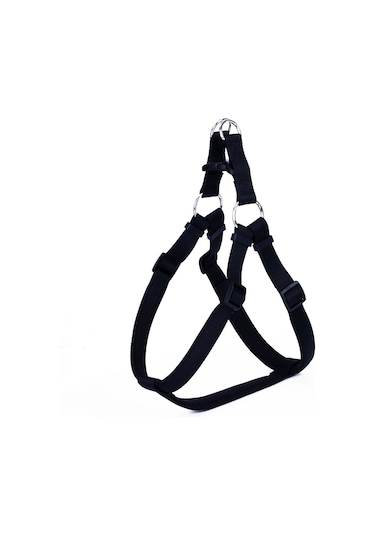 Doggie Comfort Ronin Yumuşak Dokuma Göğüs Tasması 2.5 x 70-80 CM Siyah