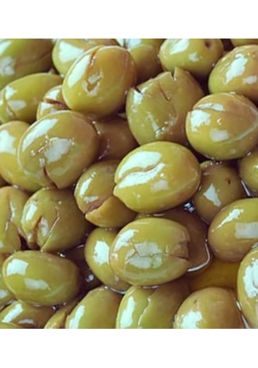 Ev Yapımı Hatay Taş Kırma Yeşil Zeytin 2 KG