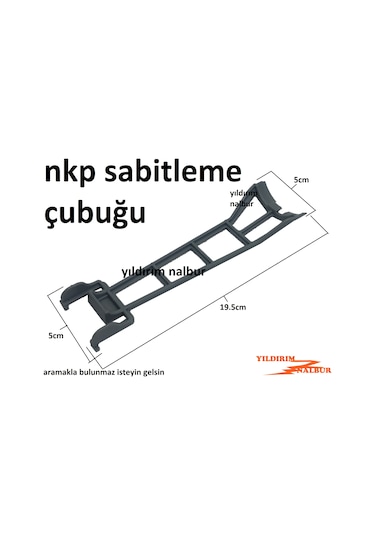 Nkp Gömme Rezervuar Destek Çubugu Boşaltma Sabitleme Direği