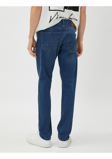 Koton Slim Fit Kot Pantolon - Brad Jean Açık İndigo 3sam40233nd Açık İndigo
