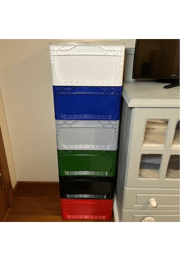 Alpbx 1.kalite Mavi Plastik Kasa 40x30x22 Cm - Kutu 21 Litre