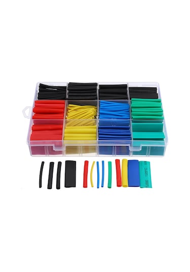 Makaron Kablo Yalıtım Isı Boru Daralan 530 Parça Kablo Tamir