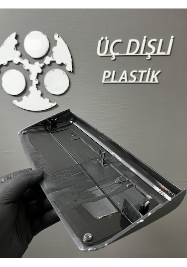Peugeout 407 3.stop Kapağı Antrasit Gri 3d Baskı 1 Adet