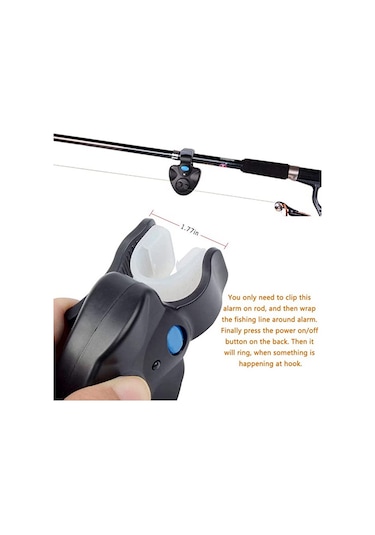 MSO Olta Balıkçılık Kamış Misina Balık Ses ve Işık Alarm