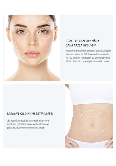 Veryfit 8 In 1 Rf  Sıklaştırma Masaj Güzellik Ve Selü... Beyaz