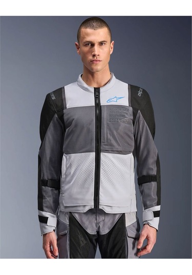 Alpinestars St-2 Air Korumalı Motosiklet Montu Gri Siyah
