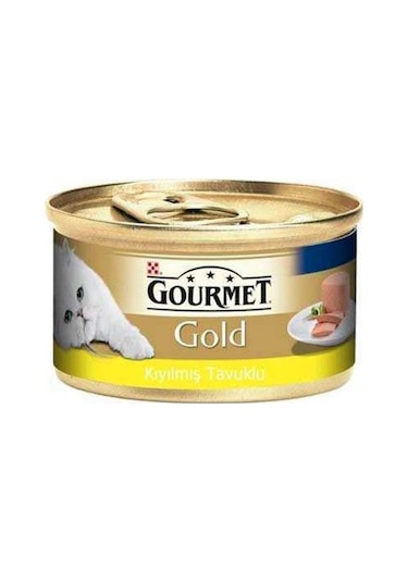Purina Gourmet Gold Kıyılmış Tavuklu Yetişkin Kedi Konserve Maması 24 x 85 G