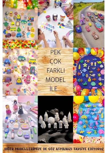 Üç Kız Kardeş, Biblo Taş Boyama Hobi Seti, 12 Renk Boya Ve Fırçal