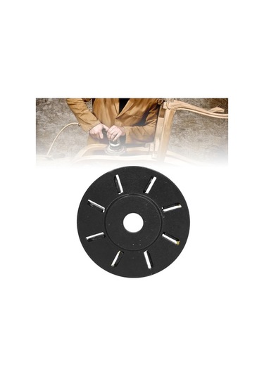 Besthome1 16mm Açımlı Tungsten Çelik Ahşap Oymacılık Diski 8 Dişli Kesme Parlatma Şekillendirme Köşe Frezi Uyumlu