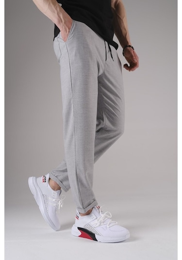 Oksit Joy Erkek Beli Lastikli Duble Paça Erkek Jogger Pantolon