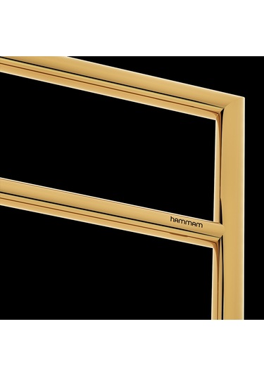 1200x500mm Trendy Parlak Bras Gold Altın Paslanmaz Çelik Havlupan