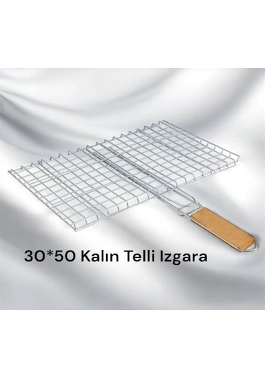 1.kalite 30 50 Cm Kalın Paslanmaz Tel Izgara Et Balık Izgarası