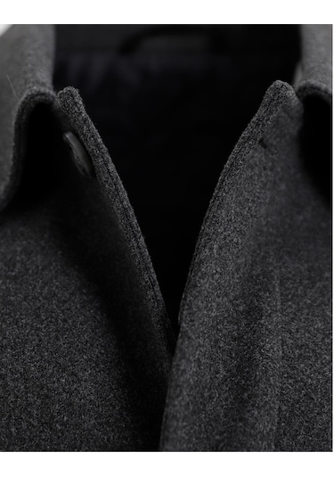 Uki Antrasit Kaşe Kaban Antrasit