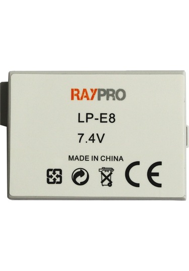 Canon Eos 550D 600D 650D 700D için Lp-E8 Batarya Pil Lpe8