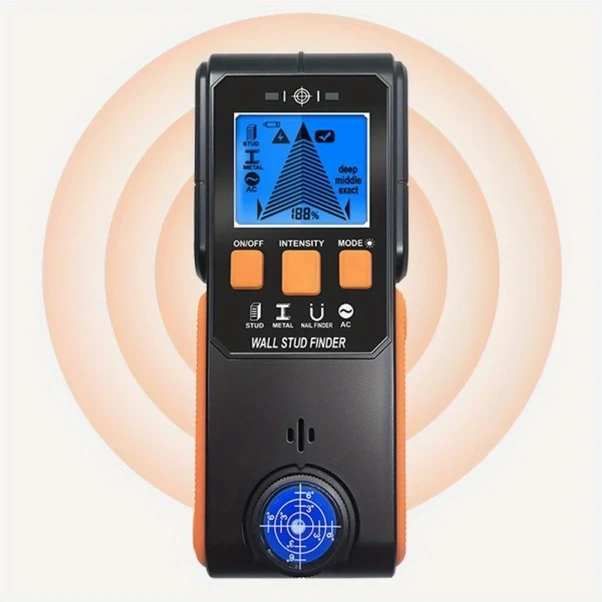 Willowhaven Siyah 6 Lı 1 Arada Dedektör Metal Ahşap Kablo Bulucu Duvar Tarayıcı