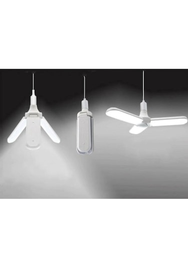 Helios Beyaz 3 Kollu Katlanabilir Pervane Led Ampul Pra-1192279-8
